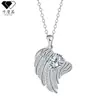Colar de Asas de Anjo para Mulheres Knn-1059 Kamanqi Joias Transfronteiriças Luxo Leve High-End Corrente da Clavícula Pingente Acessório