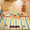 Alfombra de Entrada de Bucle de Seda Linda Alfombrilla Antideslizante y Resistente a Manchas Alfombrilla para Pies Puerta de Entrada Alfombra de Dibujos Animados Se Puede Cortar y Envío Gratis