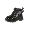 Botas Martin para niños, nueva colección otoño/invierno 2026, botas de cuero para niñas, estilo británico, botines sencillos para bebé, botas de trabajo, botines alados