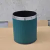 Lixeira Grande com Grande Capacidade de 12 Litros, Lixeira de Couro de Camada Dupla, Retardante de Chamas, Adequada para Uso Doméstico, Hospedagem, Estilo Ins, Luxo Leve