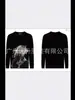 Comercio Exterior Transfronterizo Estilo Callejero Personalizado 2026 Patrón Retro Americano Estampado Manga Larga Unisex Gótico Holgado Punk Sudadera