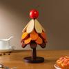 Alfombrilla Aislante para Árbol de Madera Maciza Alfombrilla para Mesa de Comedor Creativa para el Hogar Alfombrilla Antiescaldado para Ollas Posavasos Adornos de Madera Árbol de Navidad