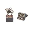 Chaveiro Selo Zodiacal Chinês de Latão Retro Pequenos Enfeites Pingente para Bolsa de Mão Barraca Presentes Criativos