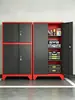 Gabinete de almacenamiento para espacio de estacionamiento, herramientas de ferretería, artículos varios, almacenamiento, engrosado, a prueba de humedad, gabinete de almacenamiento para equipo de campamento, gabinete para equipo de pesca