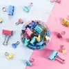 Atacado do Fabricante Pequenos Clips de Escritório, Clips de Arquivo de Metal, Clips Pretos para Documentos, Material de Papelaria, Clips Coloridos de Cauda Longa