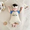 Ropa de Verano de Manga Corta para Bebé Lyser Ropa de Gateo para Bebé Niño Ropa Fina para Bebé Niño Niña Sombrero Camiseta para Recién Nacido