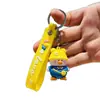 Mochila fofa de desenho animado transfronteiriça chaveiro de pato pingente de bolsa para casal patinho criativo pendurado pequenos presentes atacado