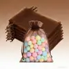Bolsa de embalagem para sabonete artesanal, bolsa de rede com bolinhas perfumadas para sabonete, bolsa de rede respirável, bolsa de chifon, sachê, bolsa de sachê vazia, bolsa de rede