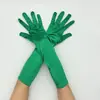 Guantes de protección solar de longitud media para verano, guantes para mujer adulta, guantes elásticos de colores largos de spandex, guantes de etiqueta