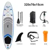 320x 76x 15cm tabla de paddle surf inflable estación de remo material de trefilado juego completo de accesorios almohadilla EVA alta presión tabla de surf ligera