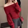 Nuevo Suéter de Punto de Moda Versátil Coreano Otoño/Invierno para Mujer, Jersey Holgado Adelgazante con Lentejuelas