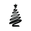 Piezas de arte de árbol de Navidad de impresión 3D más vendidas transfronterizas para decoración interior del hogar