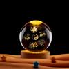 Wuxing Taiji 3d 3d laser interior escultura luminosa bola de cristal criativa decoração corredor decoração casa presente atacado