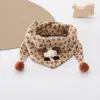 Gola de Pescoço Infantil Outono Inverno Lenço Quadrado Lindo Quente Lenço Triângulo para Bebês Meninos Meninas Viagem à Prova de Vento Lenço de Desenho Animado