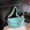 Bolsa de Tela para Mujer 2025 Nueva Moda Casual Versátil Bolso de Hombro Gran Capacidad Ligero para Clase Viajes Diarios Bolso Cruzado