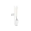 Cuchara de Acero Inoxidable 304, Vajilla Infantil Estilo Escandinavo, Cuchara y Tenedor de Aprendizaje para Bebé, Cuchara para Suplemento Alimenticio de Bebé, Vajilla Portátil