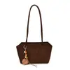 Bolso de axila casual retro simple estilo coreano para mujer, nuevo modelo 2026, bolso de hombro versátil con textura, bolso de gran capacidad para el día a día