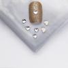Pacote inteiro de 1440 peças atacado branco plana em forma especial diamante super brilhante pequena gota de chuva prego diamante jóias quadrado amor strass