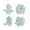 Nuevo molde de primavera para bodas, molde de pasta DIY, molde de pastel de simulación, herramientas para hornear, molde de plástico de inyección