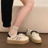 Zapatillas Blancas de Malla con Suela Gruesa para Mujer, Zapatillas de Entrenamiento Alemanas, Nuevas Zapatillas de Verano 2026 para Mujer, Zapatillas Casuales Versátiles Súper Populares de Alta Venta