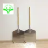 Popular en Amazon pala para pizza de mango de madera de 9 pulgadas utensilios de cocina aleación de aluminio pala para hornear pizza certificada por la FDA