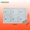 Gabinete de almacenamiento para teléfonos móviles de acero casillero de acero inoxidable gabinete para herramientas eléctricas multi-puerta intercomunicador de gasolinera montaje en pared