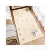Tapete fofo de desenho animado para sala de estar, feito de falso cashmere, antiderrapante, amigável à pele, tapete de cabeceira de quarto, tapete para sofá e mesa de centro, fácil de manter