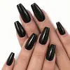 Cross-border Wearable Feminino Nail Art Atacado Simples Médio-retangular Cor Sólida Nail Art Patch Wear Armor Venda por atacado