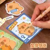 Notas Adhesivas con Forma de Capibara de Dibujos Animados para Estudiantes de Primaria, Índice de Mensajes Inspiradores, Papel de Notas de Escritorio de Alto Valor al por Mayor