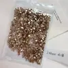 Rhinestones para Uñas Color Champagne de Fondo Plano Paquete Mayorista de 1440 Piezas, Incluyendo Rhinestones para Uñas de Forma Gota de Agua Grande y Pequeña, Cubo, Octágono Largo e Irregular