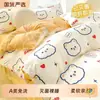 Conjunto de cama descartável de hotel com quatro peças capa de edredom fronha dupla de viagem para viagem à prova de sujeira lavável banho