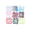 Nueva Serie de Trébol de Cuatro Hojas Botón Accesorios de Resina Material de Pegamento Cremoso DIY Pulsera Superior Decoración de Sombrero Pantalones