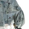 Popular de Internet Ins Estilo Europeo Algodón Lavado Chaqueta de Mezclilla Vintage para Mujer Primavera y Otoño Delgada Estilo Coreano Holgada Camisa de Manga Larga Corta
