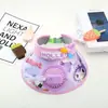 Sombrero de Sol con Ventilador para Niños Verano Sombrero de Sol para Niños y Niñas Dibujos Animados Lindo Bebé Sombrero de Sol de Ala Ancha