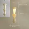 Lámpara de papel ambiental estilo japonés Isamu Noguchi Akari, estilo wabi-sabi, candelabro largo para escalera, loft, dúplex, sala de estar de planta abierta y casa de huéspedes