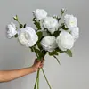 Rosa Austin extragrande estilo europeo, rosa de jardín de alta gama y flores de peonía, arreglos florales, flores decorativas y ramos