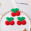 Hong Kong Sheng Dibujo Animado Pegamento Suave de PVC Parche de Fruta Lindo Parche para Funda de Teléfono Móvil DIY Parche de Belleza Accesorios de Joyería Parche Venta al por Mayor