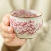 Taza Única de Copa Maestra de Flor de Pera de Gelatina de Manteca Taza Personal Juego de Té Kung Fu Chino de Alta Gama para Mujer Taza de Té Horno Ru Taza de Té