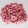 Material de corona hecho a mano DIY simulación mini flor de margarita de tres capas flor de seda adorno caja de flores caja de dulces flor decorativa