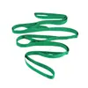 Correa de estiramiento de yoga para entrenamiento de danza, duradera, multicolor, correa de hombro de un solo bucle para ejercicios de espalda, correa de estiramiento auxiliar de resistencia de múltiples bucles