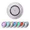 Luz de Piscina Colorida LED Transfronteiriça com Controle Remoto Montada na Parede Subaquática 29570 Plástico Luz de Piscina de Alta Potência