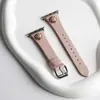 Para Apple watch987 S10 Apple Watch com pulseira de couro fino de camélia de alto nível iwatch