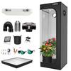 Tienda de Cultivo de Plantas Transfronteriza Personalizada de Fábrica con Ventilador Grande y Ajuste de Temperatura Constante, Tienda de Cultivo Interior de Tela Oxford