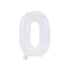 Globos de Letras Blancas de 16 pulgadas A-Z Inglés 26 Letras 0-9 Números Decoración para Fiesta de Cumpleaños Globos de Papel de Aluminio Venta al por Mayor