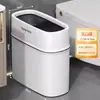 Lixeira Ajudante Bom Casa 2024 Novo Banheiro Banheiro Especial Sala de Estar Cozinha Tampa Balde de Embalagem Automática
