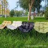 Silla lunar acolchada al por mayor del fabricante, silla de camping para picnic, silla portátil de ocio, silla para bocetos de arte, silla plegable para exteriores