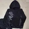 Camiseta de Manga Larga Estilo Americano Transfronteriza Europea y Americana, Top Oscuro Retro Estampado Y2K, Atuendo de Moda Gótica High Street Ins