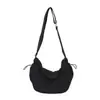 Versión Coreana 2026 Unisex Ultraligera Casual Gran Capacidad Impermeable Nylon Bolsa de Albóndiga Bolso de Hombro Cruzado para Mujer