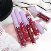 Suministro Transfronterizo de Brillo de Labios Red Velvet con Acabado Mate, Color de Larga Duración, No se Transfiere al Vasito Aceite Labial Pintura de Labios