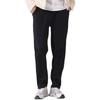 Pantalones Deportivos Casuales Estilo Americano con Forro Polar para Hombre, Casuales para Combinar con Todo, Ropa Exterior, Pantalones Cálidos, Color Sólido Negro, Pantalones para Combinar con Todo con Cintura Holgada